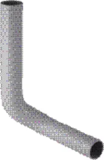 Geberit Spülbogen 16 cm rechts 118.117.11.1 weiß