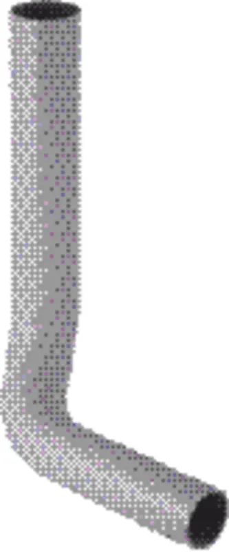 Geberit Spülbogen 8cm Nr. 118.123.11 weiß links