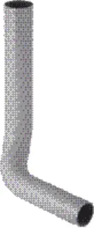 Geberit Spülbogen 6cm #118.122.11 weiß links