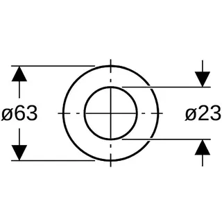 Geberit Heberglockendichtung bis Bj.74 891.015.00.1 d.63x23mm – Bild 4