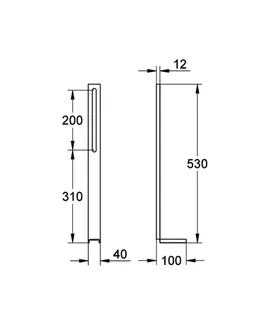 GROHE Tragestützen Uniset 37304 passend für WC und Bidet 2 Stück – Bild 5