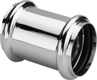 Viega Muffe 3895 in 28mm Messing verchromt – Bild 2