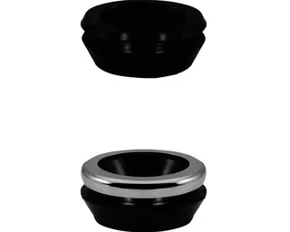 Spülrohrverbinder weiß für Euro-WC 55mm für Druckspülrohr 26-34mm (62W)
