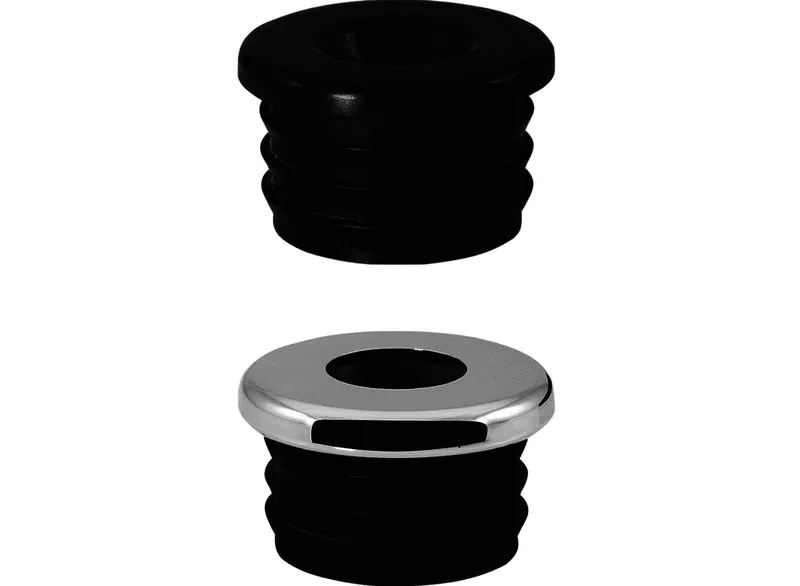 Urinalverbinder 18,5mm weiß mit Zier- rosette, Nr. 738103 (110044)