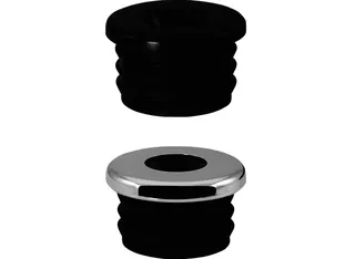 Urinalverbinder 18,5mm weiß mit Zier- rosette, Nr. 738103 (110044)