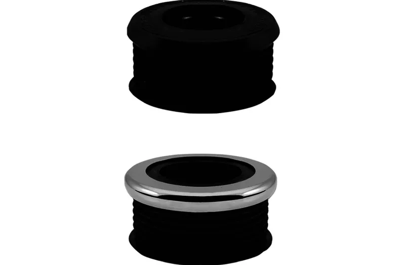 Euro-WC-Verbinder schwarz m.R. Nr.735382 55 mm WC-Innenstutzen/Spülrohr 38-45 mm