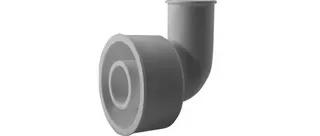 Winkel-Unitasmanschette f.alten Einlauf 48mm für Druckspülrohr 26-28mm