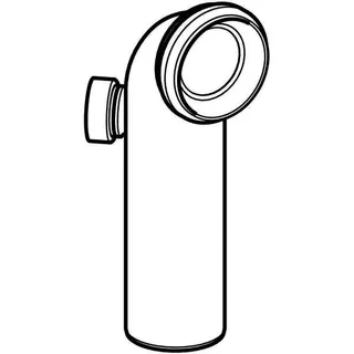 Geberit WC-Ablaufbogen 110mm 90' links mit Abgang 50mm, 152.616.11.1 weiß – Bild 3