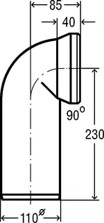 Viega WC Anschlussbogen 90 Grad 3811 in DN100 aus Kunststoff weiss – Bild 3