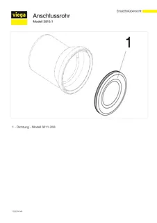 Viega WC Anschlussstutzen 3815.1 in 155mm Kunststoff weiss – Bild 5