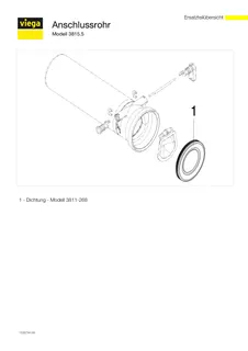 Viega WC Anschlussstutzen 3815.5 in 400mm Kunststoff weiss – Bild 5
