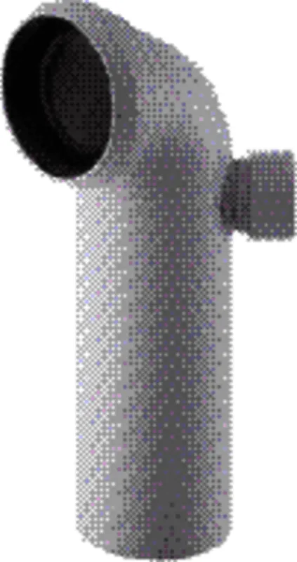 Geberit WC-Ablaufbogen 110mm 90' rechts mit Abgang 50mm, 152.615.11.1 weiß