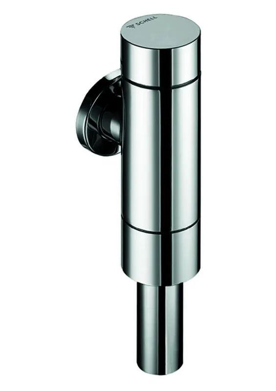 SCHELL AP-WC-Druckspüler SCHELLOMAT Basic, Absperrventil, 3/4",chrom