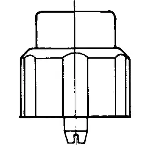 Druckknopfgarnitur kpl., für 669-670