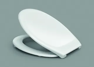 sanibel CARE-WC-Sitz Basic A13 m Deckel mit Edelstahlscharnier weiß