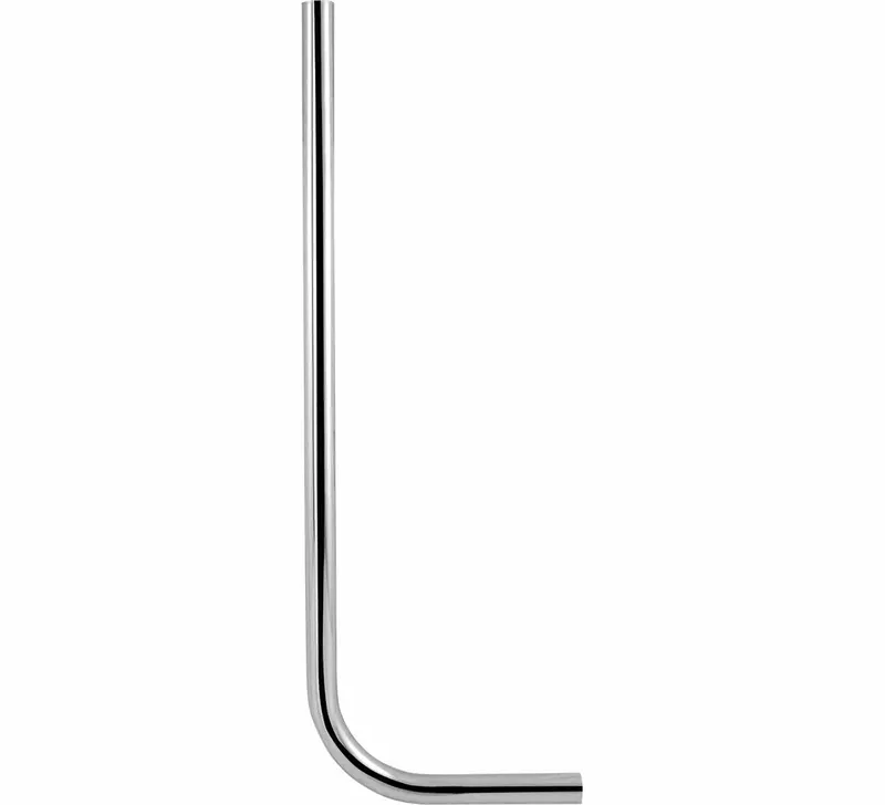 Spülrohr 28 mm, verchromt, gerade, 600mm