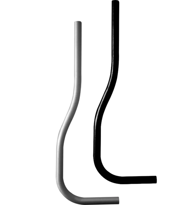 Kunststoff-Spülrohr 85mm gekröpft weiß f.Druckspüler 3/4" 28/26mm x 700mm lang