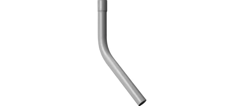 Kunststoff-Spülrohrbogen 45' weiß f.Druckspüler 3/4" 28/26mm
