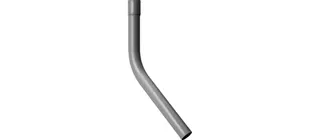 Kunststoff-Spülrohrbogen 45' weiß f.Druckspüler 3/4" 28/26mm – Bild 2