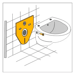Haas Schallschutz-Set für Wand-WC Nr.7500 – Bild 2