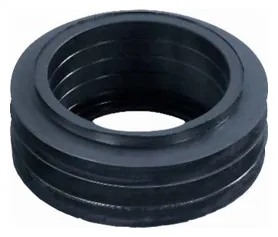 Haas Gummi-Spülrohrverbinder, schwarz Nr. 3215