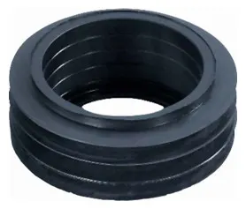 Haas Gummi-Spülrohrverbinder, schwarz Nr. 3215