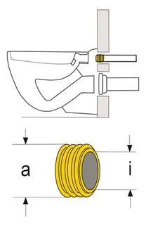 Haas Gummi-Spülrohrverbinder, schwarz Nr. 3215 – Bild 2