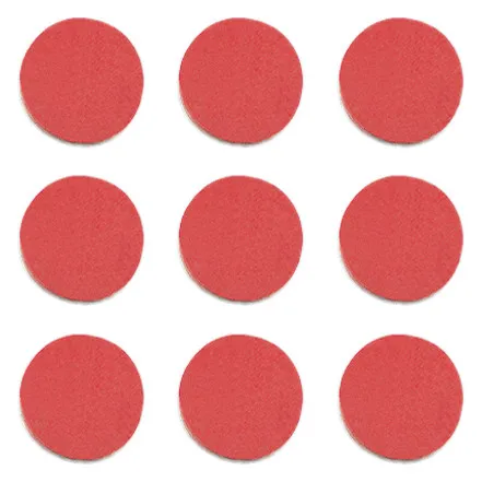 Haas Gummi-Schwimmer-Puffer 9x6mm Nr.8158 rot