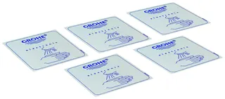 GROHE Sticker 42177 für Waschtisch-Einlochbatt. mit Elektronik-Piktogramm 5 Stück