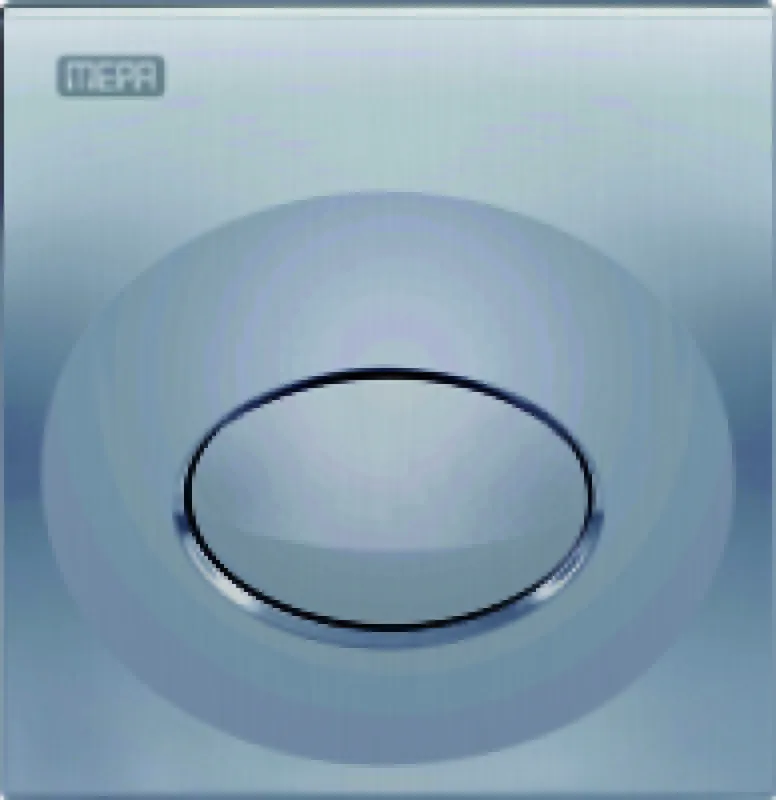 Urinal-Betätigungsplatte MEPA Drop Kunststoff Glanzchrom