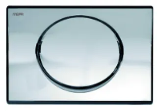 WC-Betätigungsplatte MEPA Ellipse S/S Kunststoff Glanzchrom