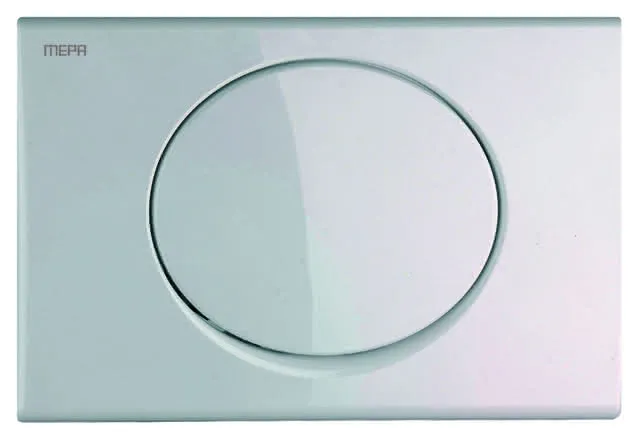 WC-Betätigungsplatte MEPA Sun S/S Kunststoff Weiß
