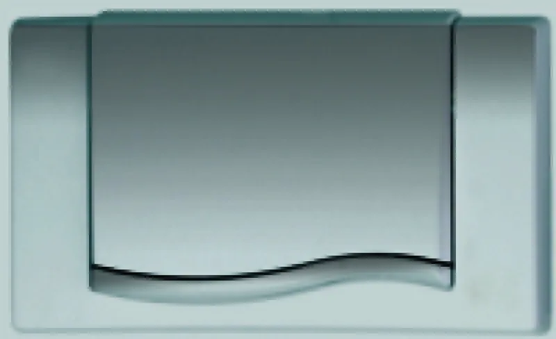 WC-Betätigungsplatte MEPA Wave S/S Kunststoff Mattchrom