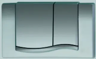 WC-Betätigungsplatte MEPA Wave 2-M Kunststoff Mattchrom