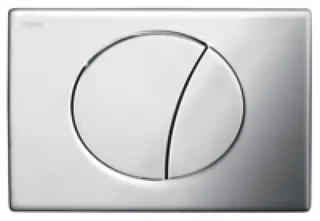 WC-Betätigungsplatte MEPA Sun 2-M Kunststoff Mattchrom