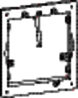 Montagerahmen Urinal-Betätigungsplatte MEPA Orbit/Zero