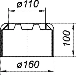 WC-Rosette 79, zweiteilig, DN 100 – Bild 4