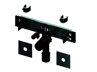 TECEprofil Anschlusseinheit für Wascht. inkl. TECElogo-Push WS 20x1/2" Si-Bronze