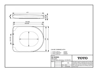 Toto Europe WC-Sitz VC100N weiß abnehmbar, m.Absenkautomatik, ES-Scharn. – Bild 3