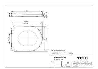 Toto Europe WC-Sitz ES VC110N weiß abnehmbar, m.Absenkautomatik, ES-Scharn. – Bild 2