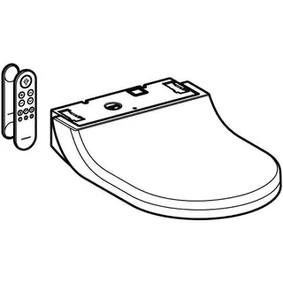 Geberit AquaClean Tuma Comfort WC-Aufsatz weiß-alpin – Bild 4