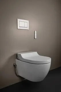 Geberit AquaClean Tuma Comfort WC-Komplettanlage Wand-WC Glas weiß – Bild 3