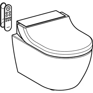 Geberit AquaClean Tuma Comfort WC-Komplettanlage Wand-WC Edelstahl geb. – Bild 4