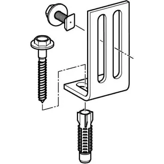 Geberit GIS Montagewinkel lang,12cm Nr.461.140.00.1 – Bild 3