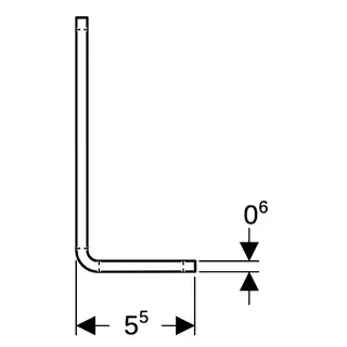 Geberit GIS Montagewinkel lang,12cm Nr.461.140.00.1 – Bild 5