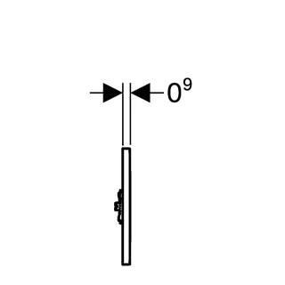 Geberit Hytronic Urinalsteuerung I/Bat. berührungslos Sigma01 hochglanz-chrom – Bild 5
