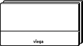 Viega WC Betätigungsplatte Visign for More 101 8351.1 in parasolschwarz – Bild 3