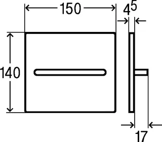 Viega Urinal Fertigbauset Visign for More 104 8354.2 in verchromt – Bild 4