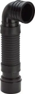 Viega WC Anschlussbogen 90 Grad 8095 in DN100x380-460mm Kunststoff schwarz