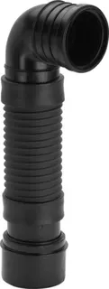 Viega WC Anschlussbogen 90 Grad 8095 in DN100x380-460mm Kunststoff schwarz – Bild 2